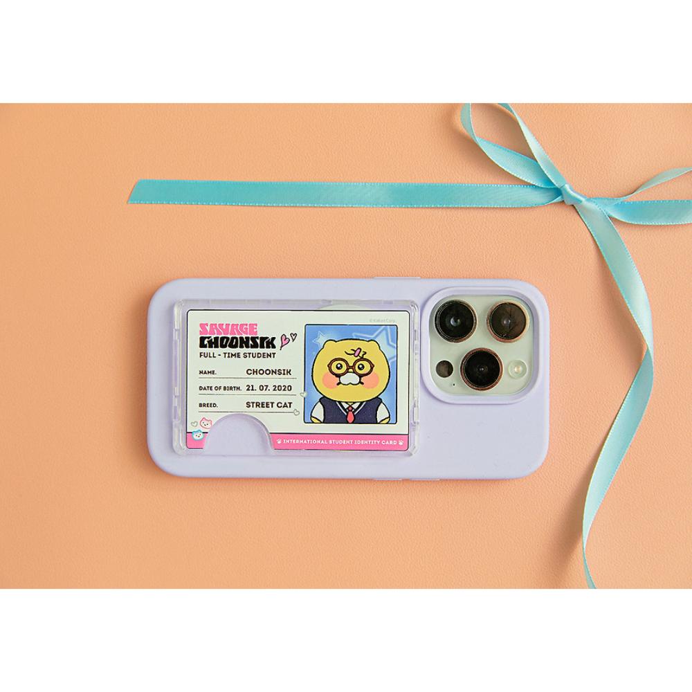 Kakao Friends - Savage Choonsik MagSafe Cardholder Student ID Card