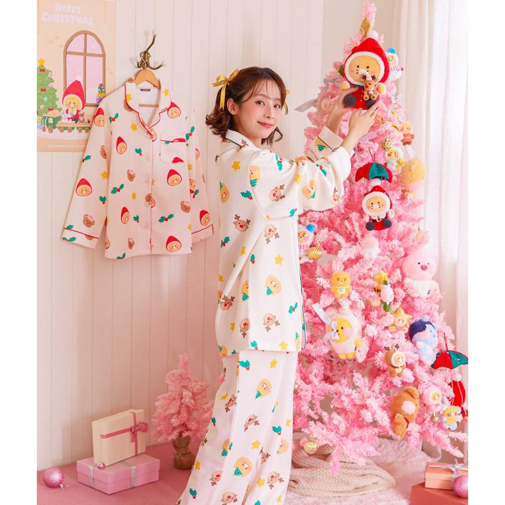 Kakao Friends - Merry Choon Christmas Quilted Pajamas Set