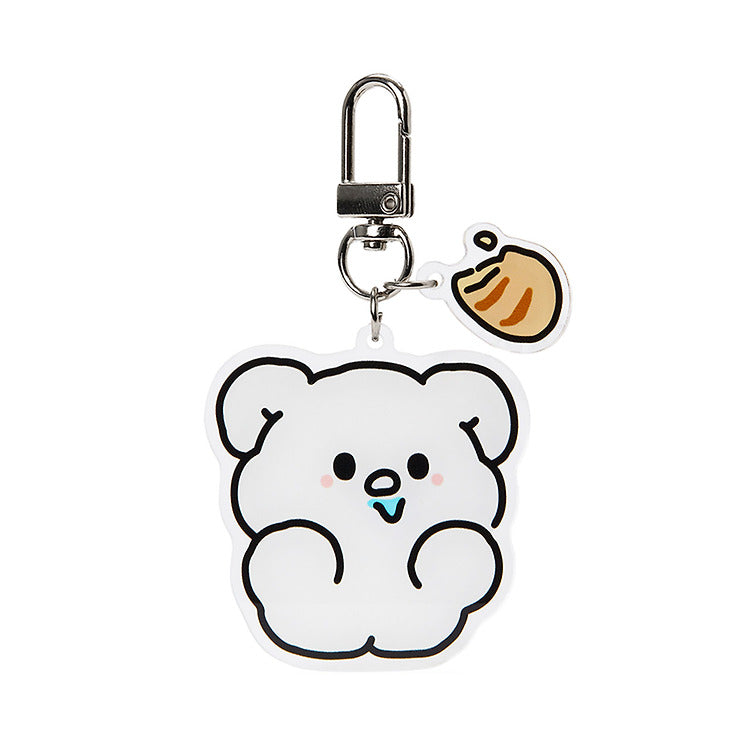 Kakao Friends - Cute Bear Bread Keyring