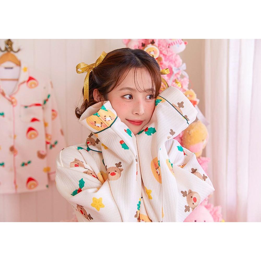 Kakao Friends - Merry Choon Christmas Quilted Pajamas Set