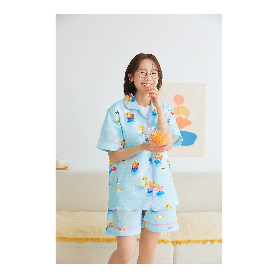 Kakao Friends - Choonsik Summer Holiday Cooling Pajamas Set