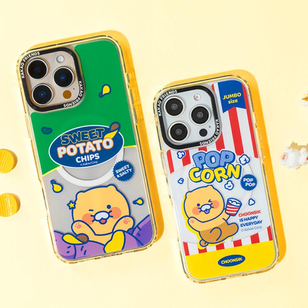 Kakao Friends - Snack Clear Magnetic Case