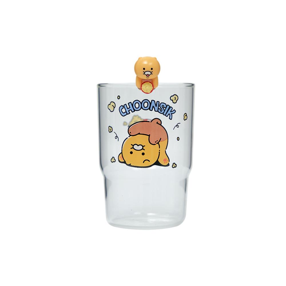 Kakao Friends - Choonsik Cartoon Figure Glass Cup