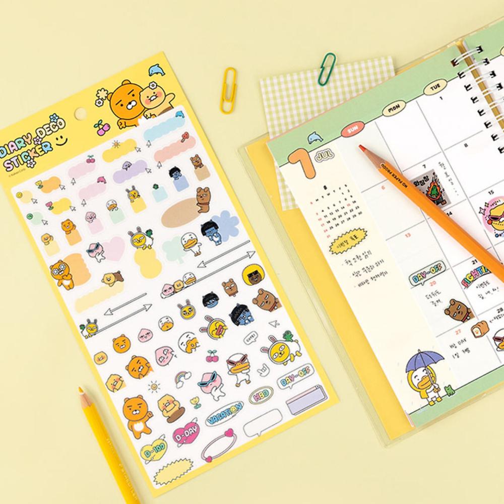 Kakao Friends - Seichee's Diary Deco Sticker Set