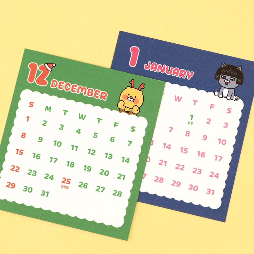 Kakao Friends - Seichee's 2025 Acrylic Desk Calendar