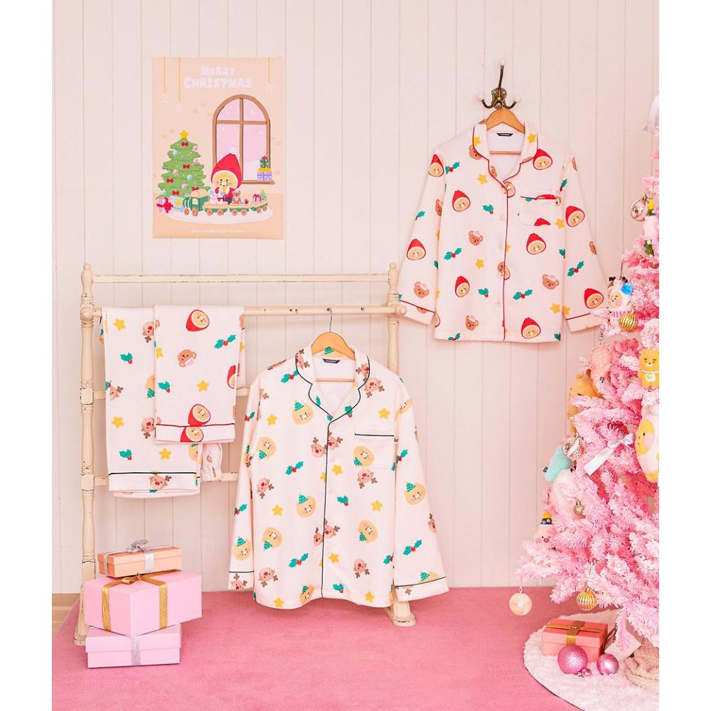 Kakao Friends - Merry Choon Christmas Quilted Pajamas Set