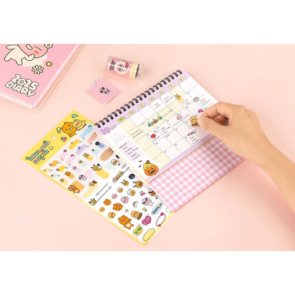 Kakao Friends - Seichee's Diary Deco Sticker Set