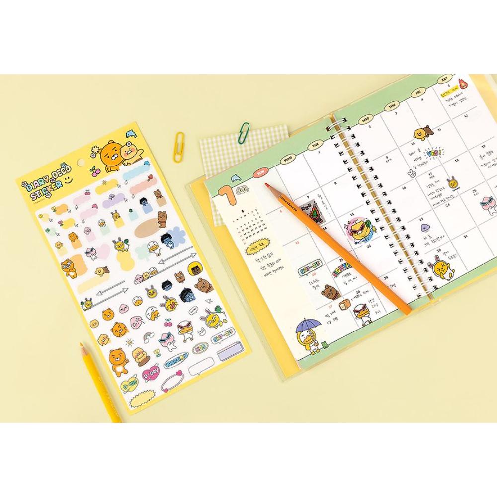 Kakao Friends - Seichee's Diary Deco Sticker Set