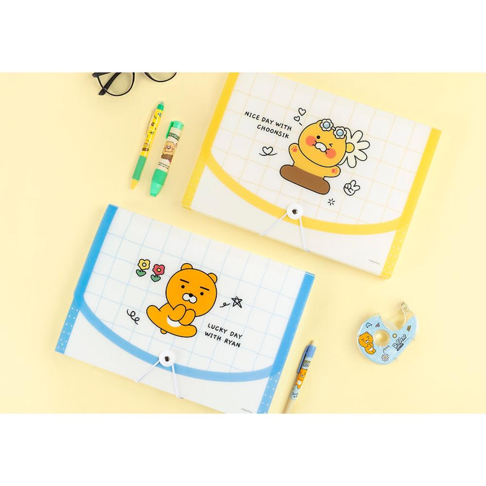 Kakao Friends - 12-Pocket Accordion File