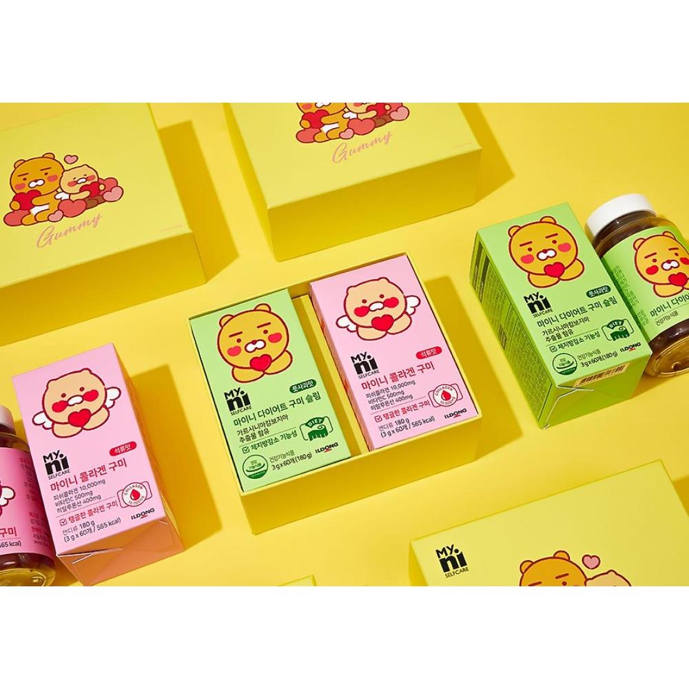 Myni Self Care x Kakao Friends - Collagen and Slim Diet Gummies