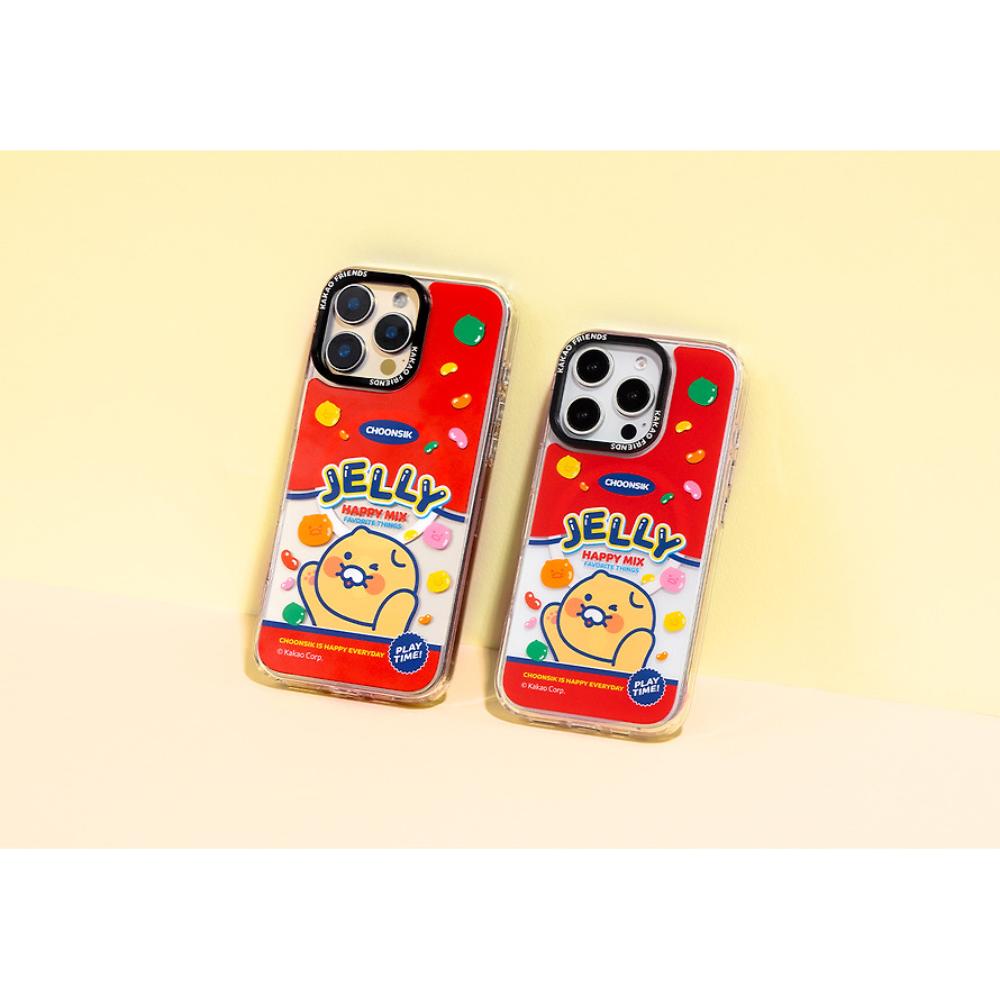 Kakao Friends - Choonsik Jelly Snack Clear Magnetic Case