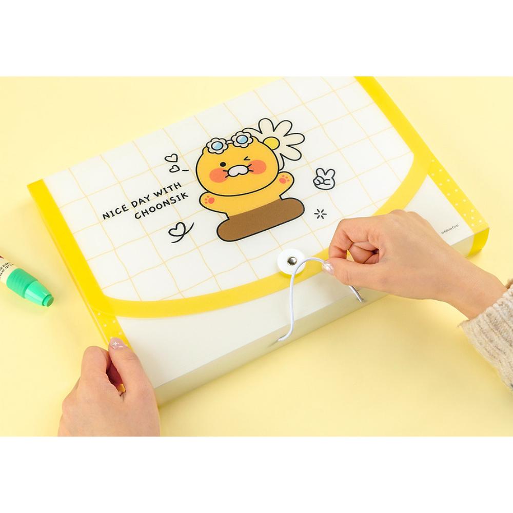 Kakao Friends - 12-Pocket Accordion File