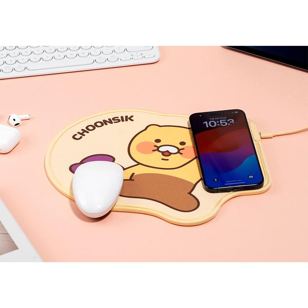 Kakao Friends - Hello Choonsik Wireless Charging Mouse Pad