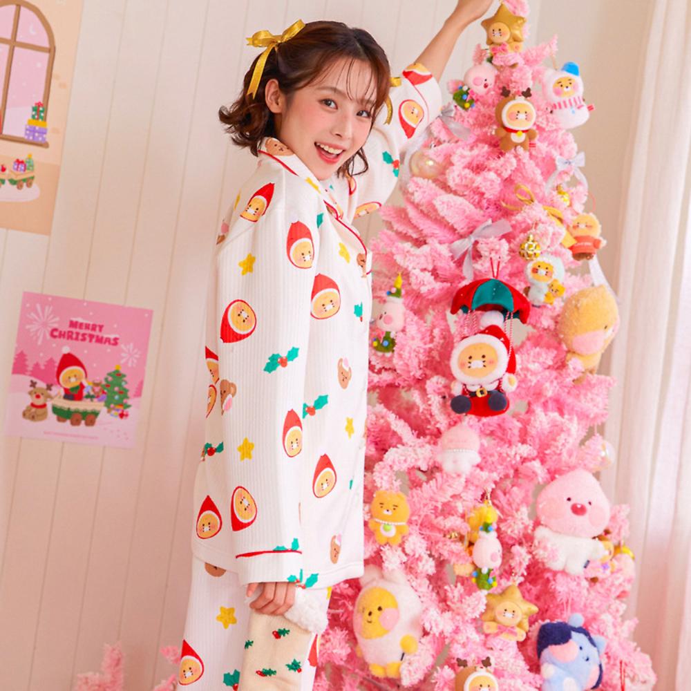 Kakao Friends - Merry Choon Christmas Quilted Pajamas Set