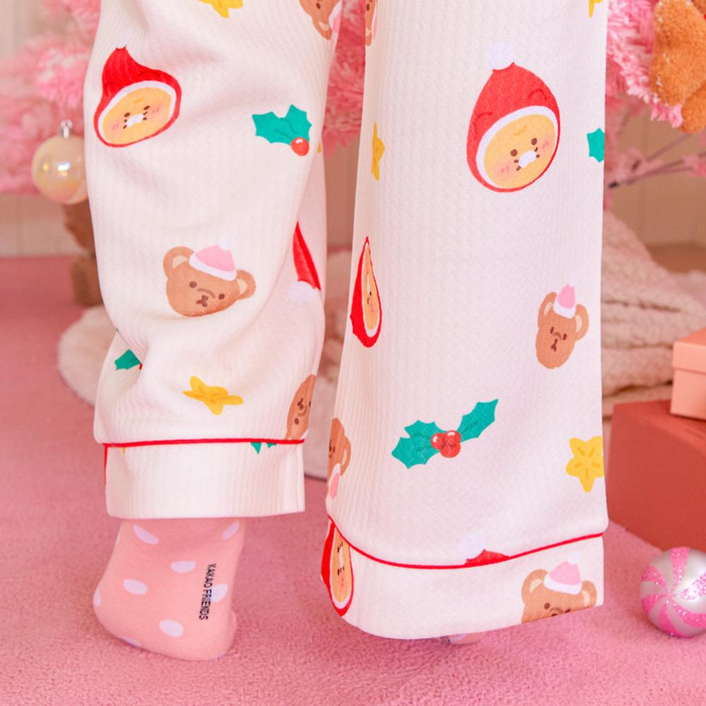 Kakao Friends - Merry Choon Christmas Quilted Pajamas Set