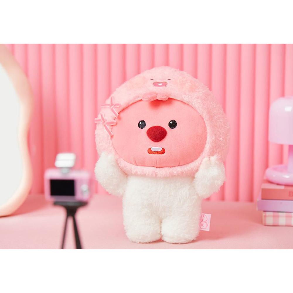 Kakao Friends x Zanmang Loopy - Apeach Medium Plush Doll