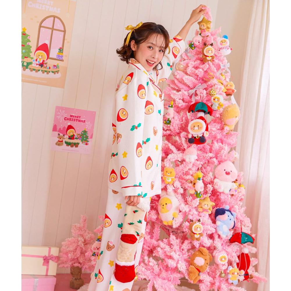 Kakao Friends - Merry Choon Christmas Quilted Pajamas Set