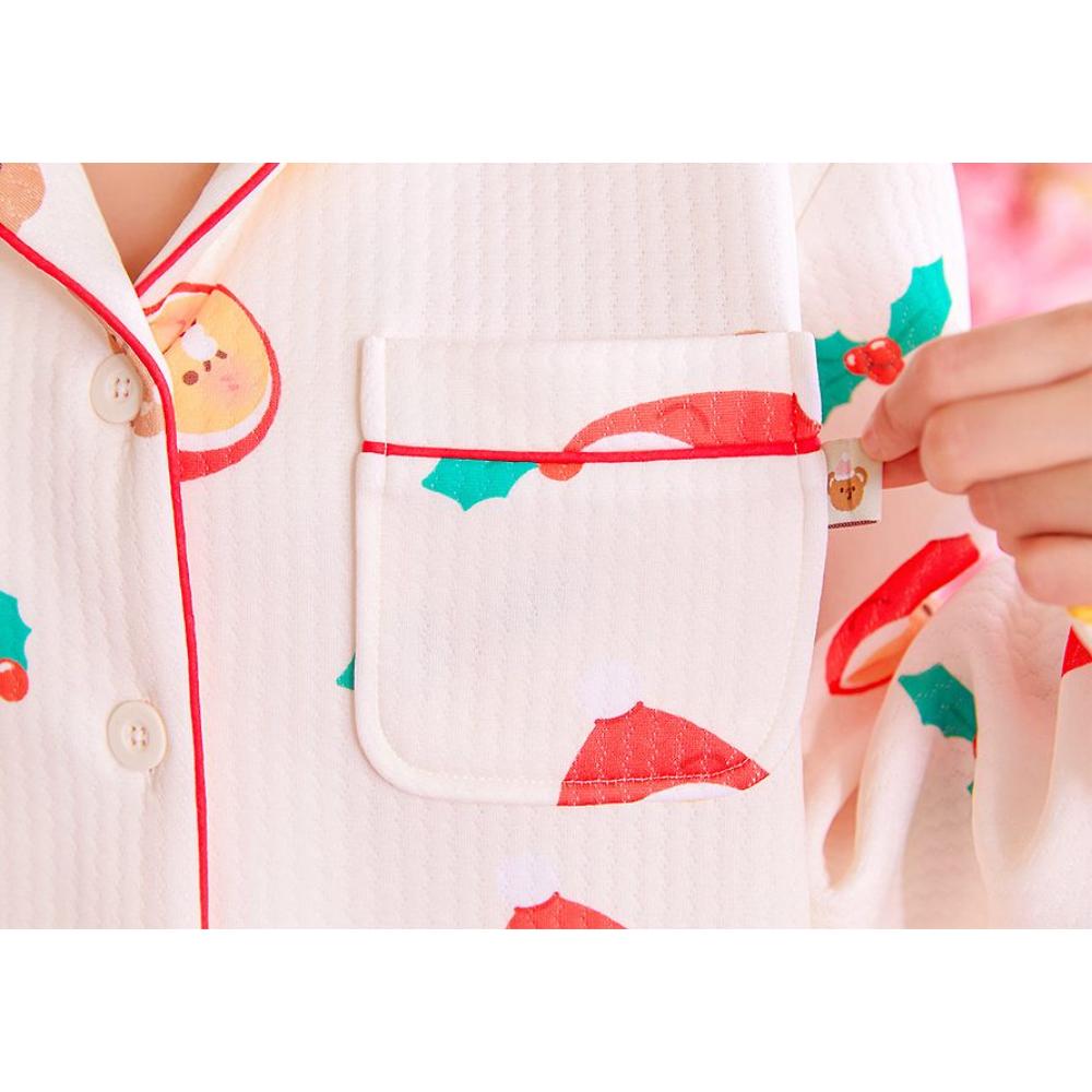 Kakao Friends - Merry Choon Christmas Quilted Pajamas Set