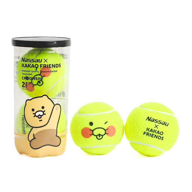 NASSAU x Kakao Friends - Premium Quality Pressure Packed Tennis Ball