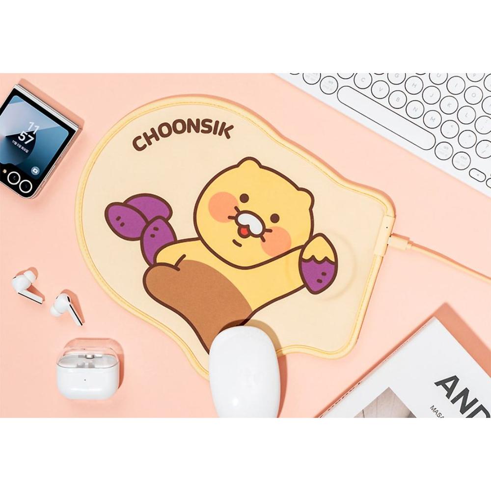 Kakao Friends - Hello Choonsik Wireless Charging Mouse Pad