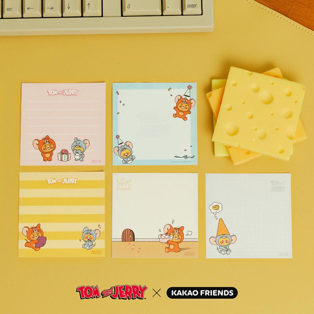 Tom and Jerry x Kakao Friends - Ryan & Choonsik Rice Cake Memo