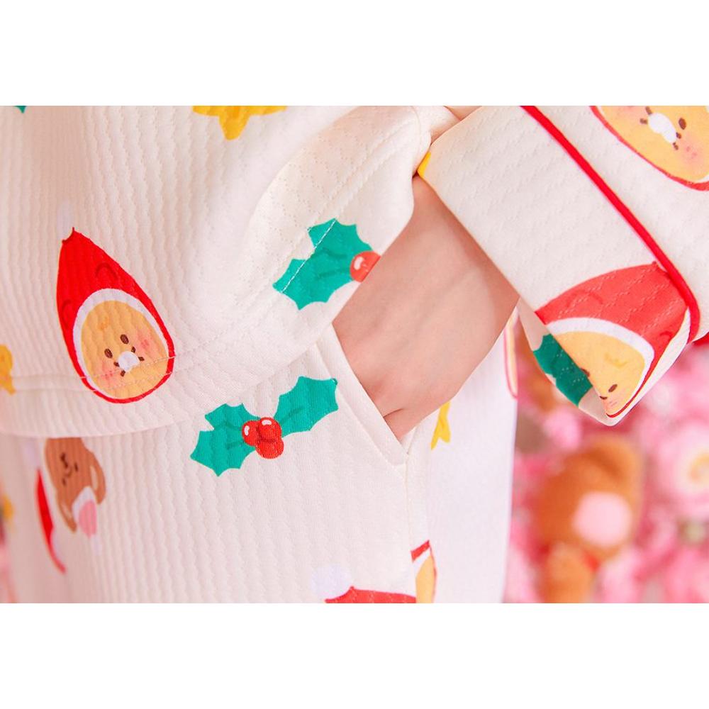 Kakao Friends - Merry Choon Christmas Quilted Pajamas Set