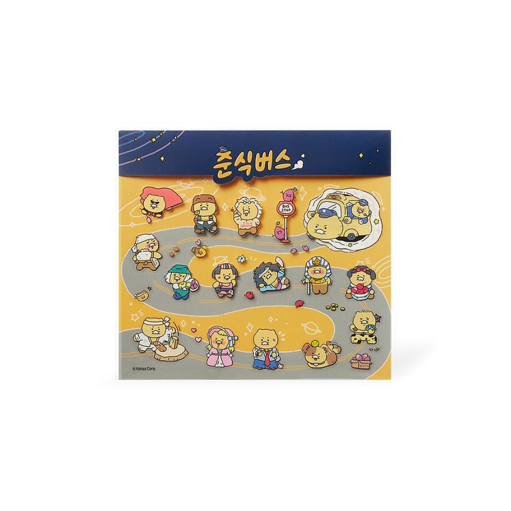 Kakao Friends - Choonsik Bus Mini Sticker Set