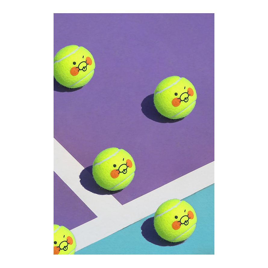 NASSAU x Kakao Friends - Premium Quality Pressure Packed Tennis Ball