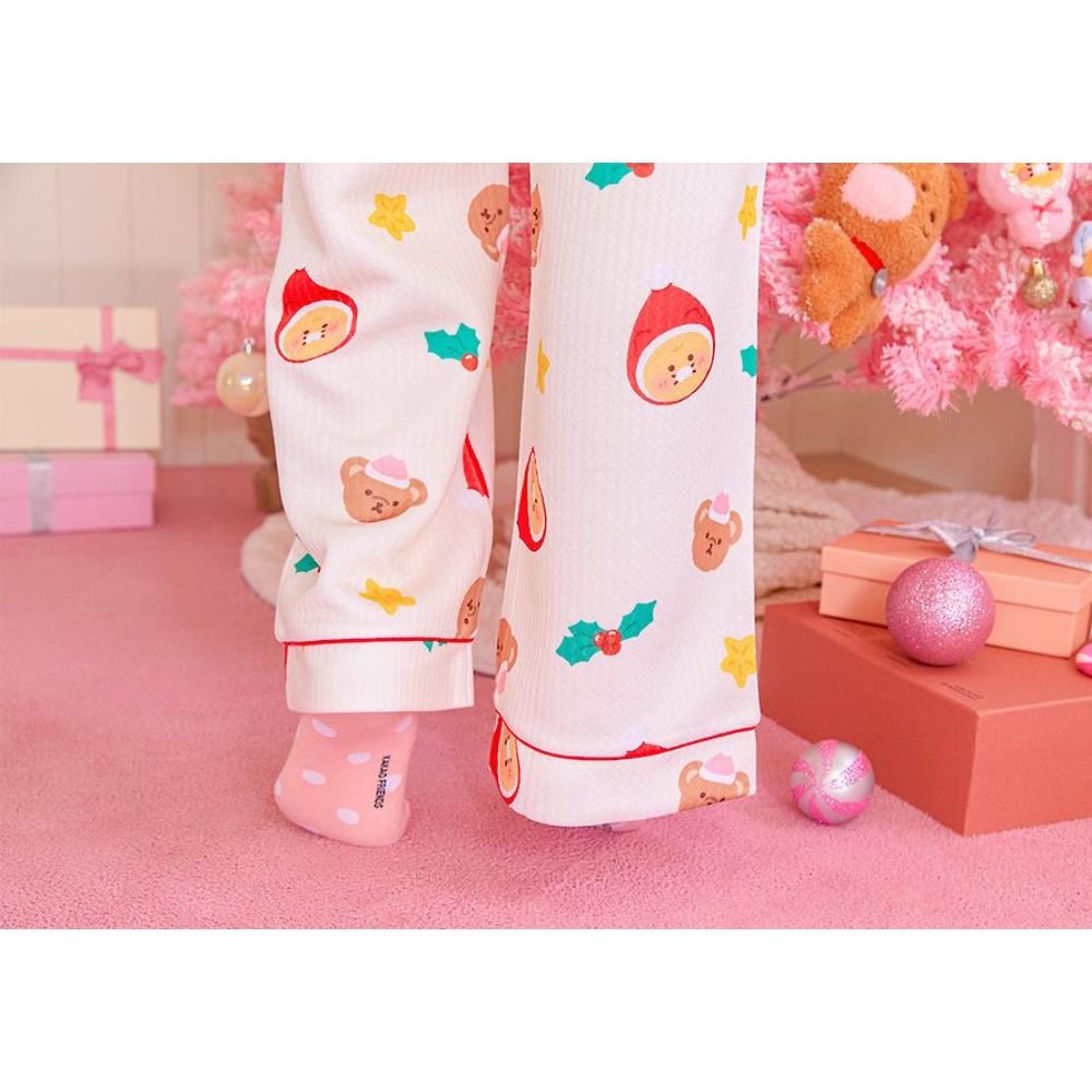 Kakao Friends - Merry Choon Christmas Quilted Pajamas Set