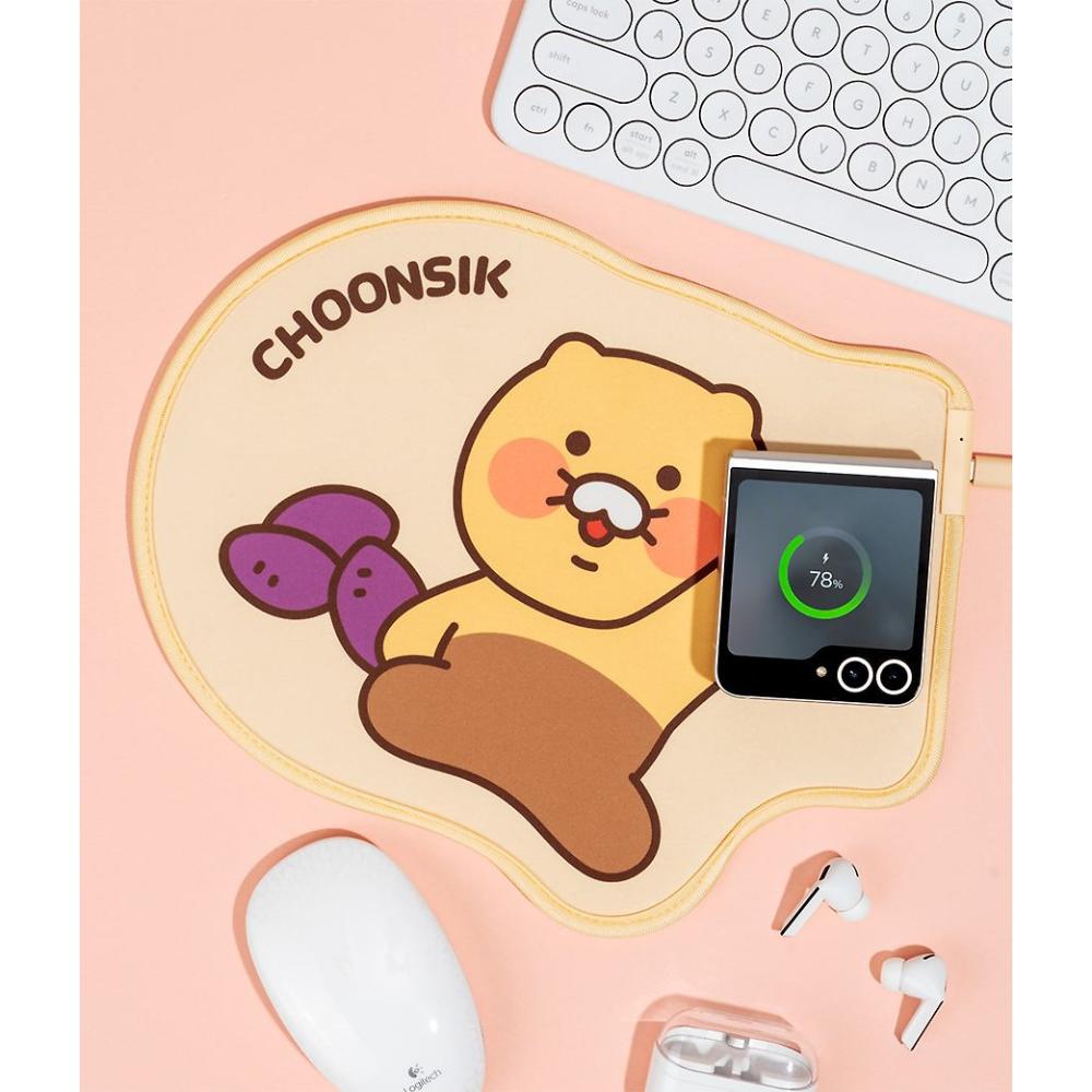 Kakao Friends - Hello Choonsik Wireless Charging Mouse Pad