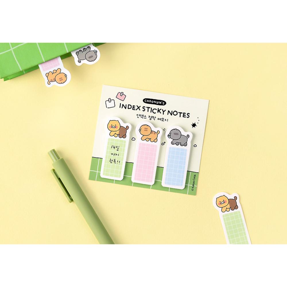 Kakao Friends - Choonsik Ordinary Index Sticky Notes