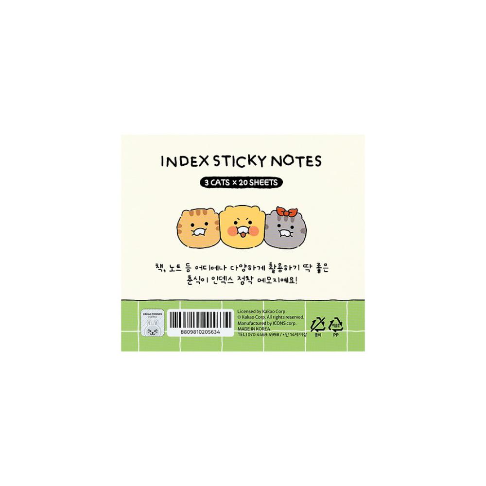 Kakao Friends - Choonsik Ordinary Index Sticky Notes