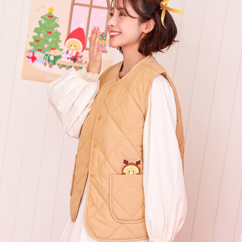 Kakao Friends - Merry Choon Christmas Padded Vest