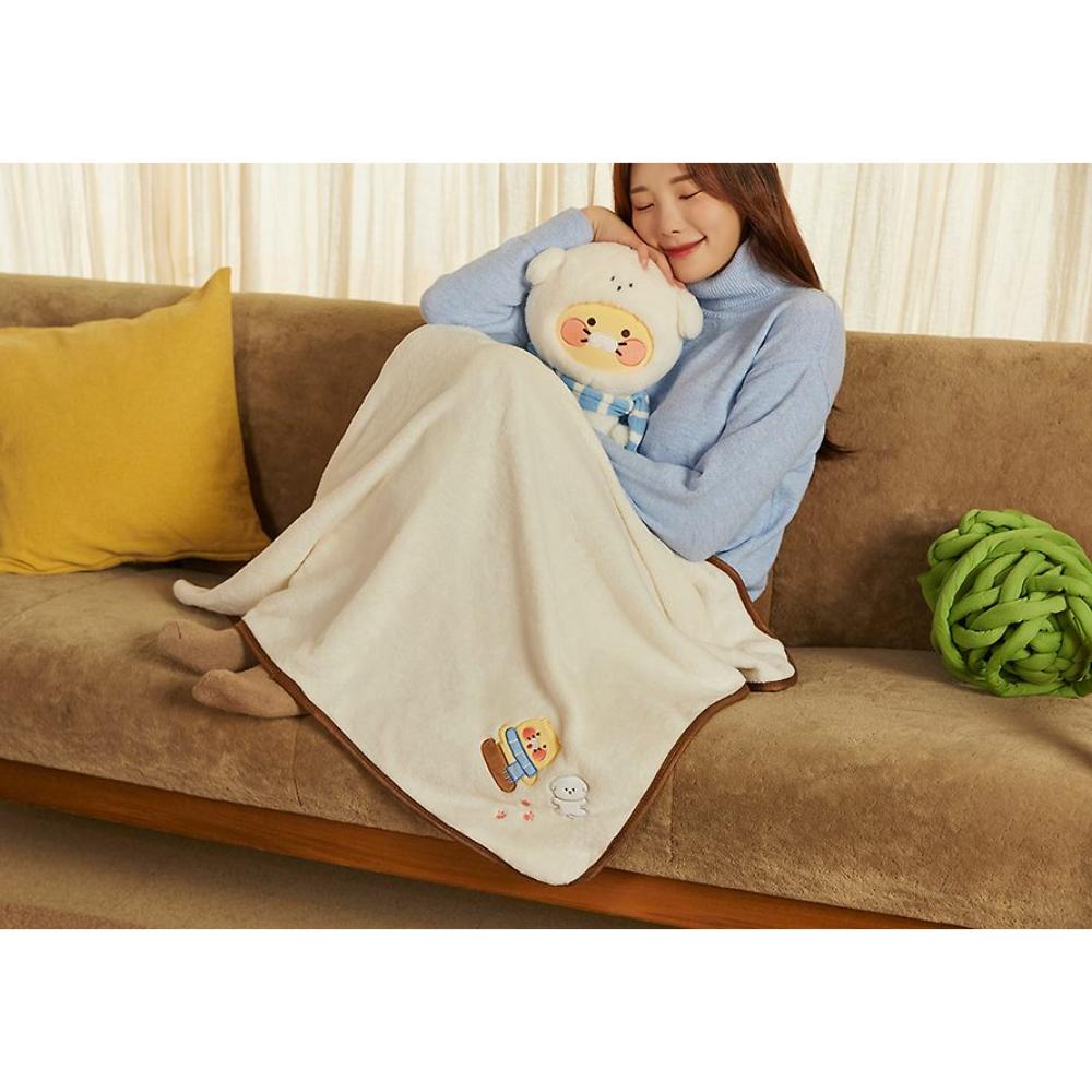 Kakao Friends - Floofy Friends Choonsik Doll Blanket