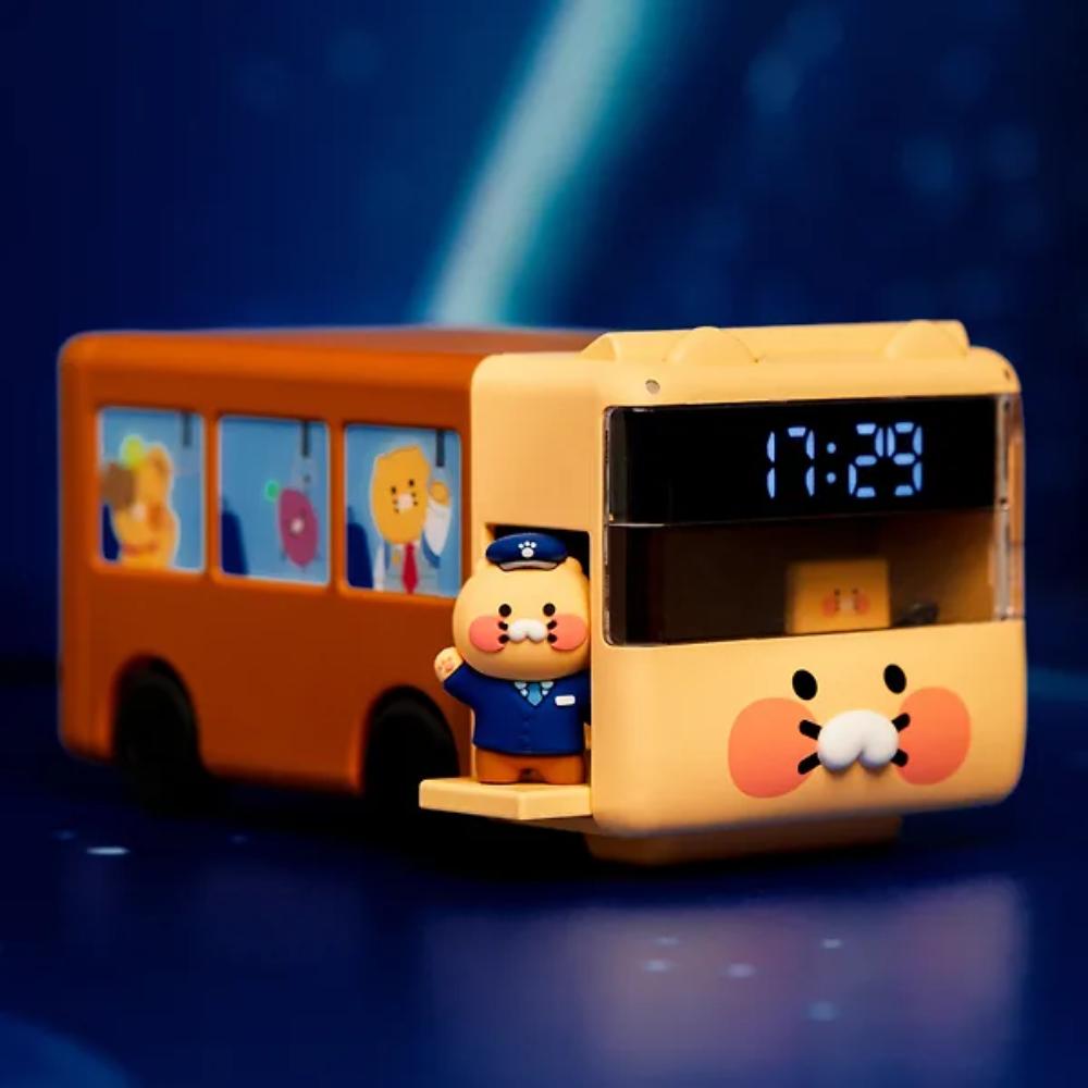 Kakao Friends - Choonsik Bus 2 in 1 Wireless Charging LED Clock