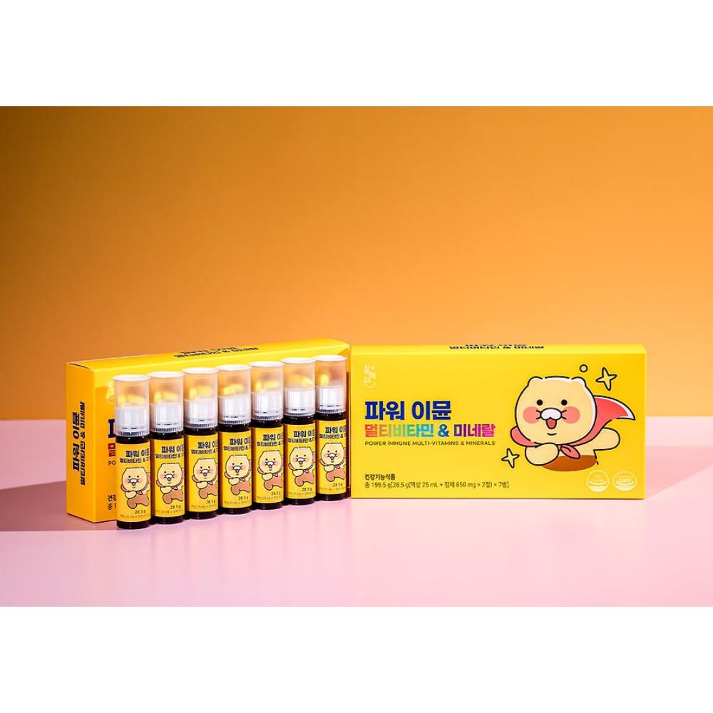 Kakao Friends - Brave Choonsik Power Immune Multi-Vitamins & Minerals