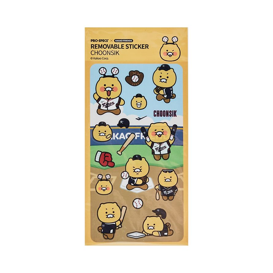 PRO-SPECS x Kakao Friends - Choonsik Baseball Sticker Pack