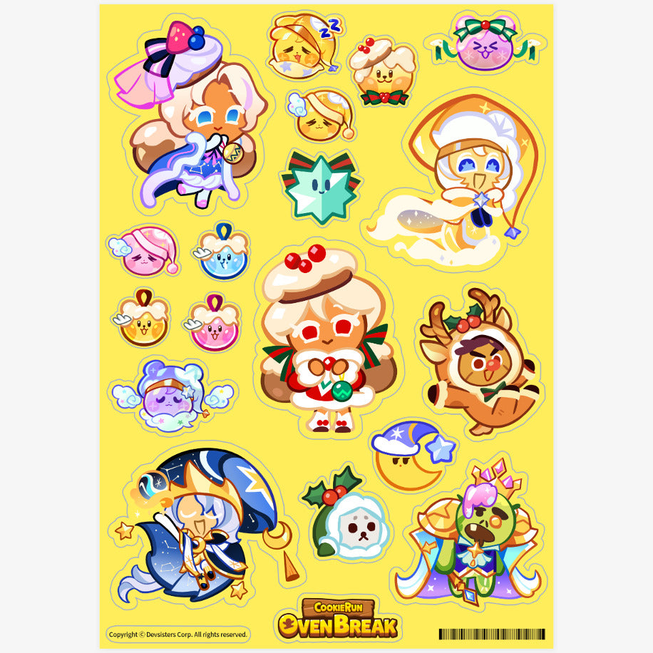 Cookie Run : Oven Break - Dreamy Christmas Stickers