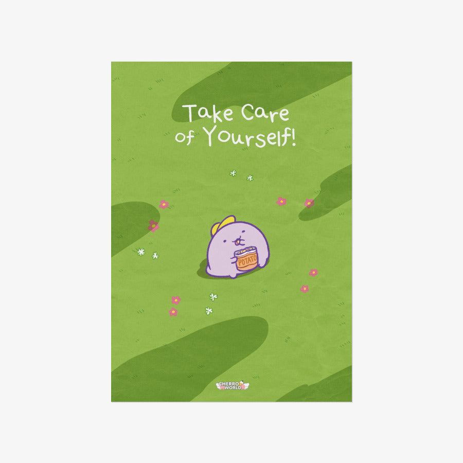 Cherro World - Take Care of Yourself! A3 Poster