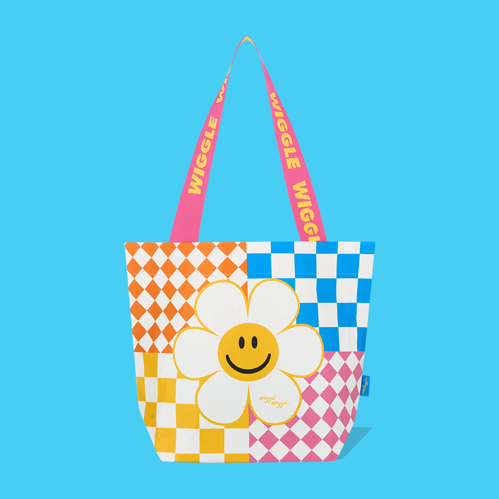 Wiggle Wiggle - Pastel Patchwork Reusable Shopper Bag (S)