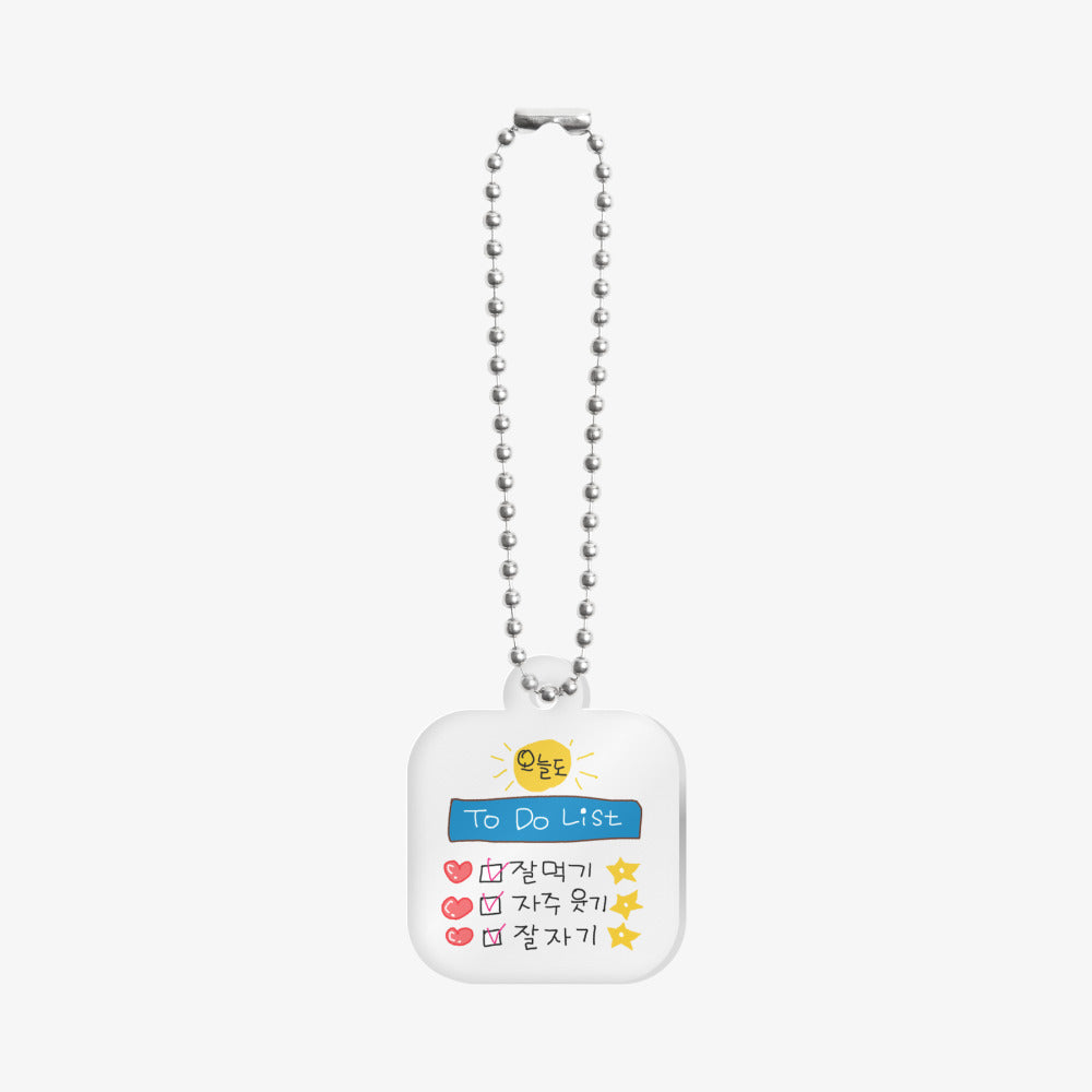 Jimin Kiki - To-Do List Square Acrylic Keyring