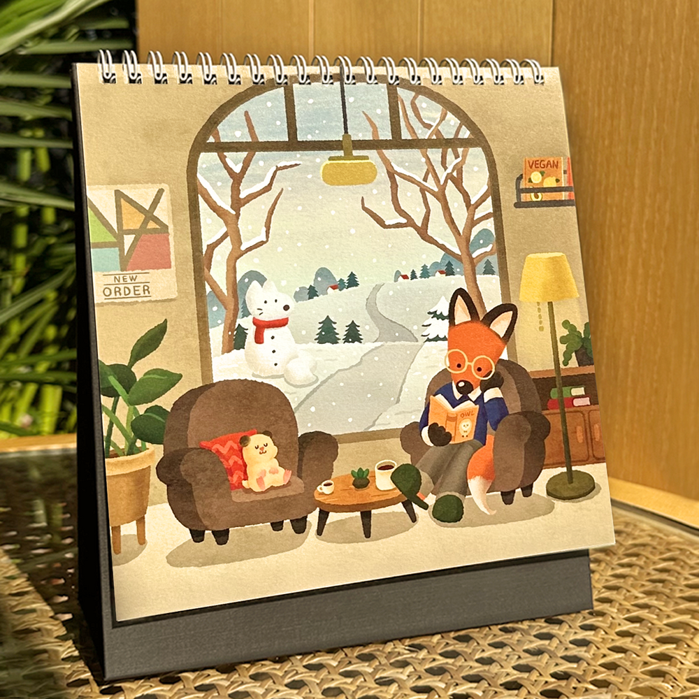 Imming - 2025 Animal Friends Four Seasons Calendar (tumblbug)