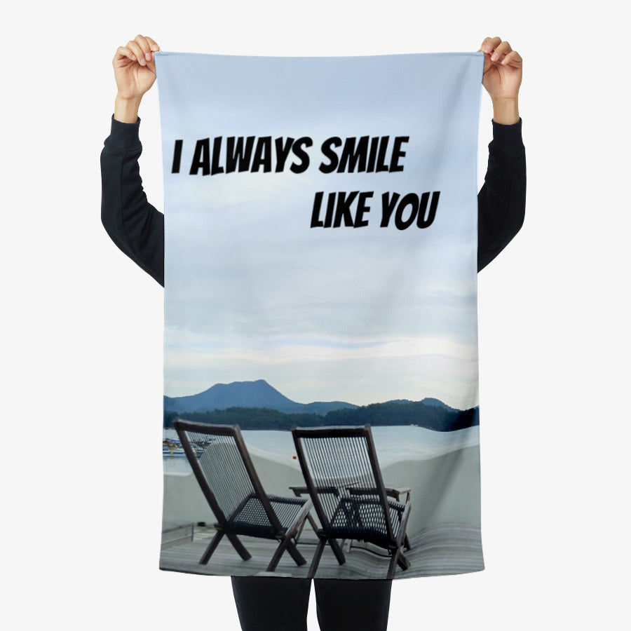 Laist - I Always Smile Fabric Poster