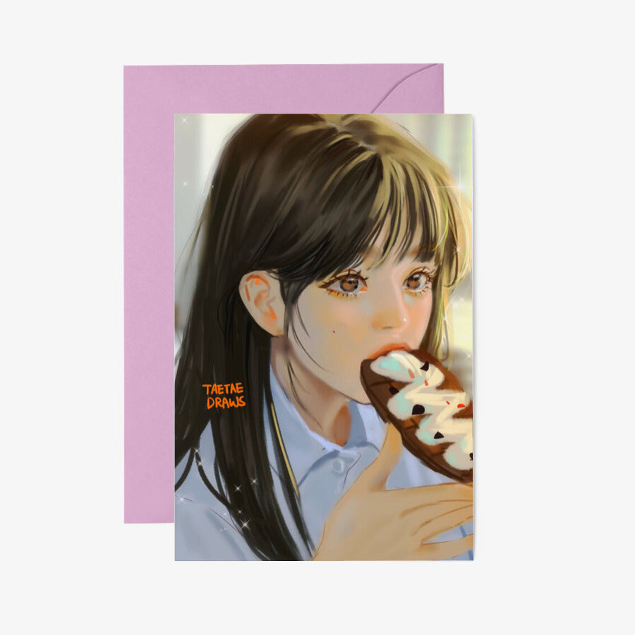 Taetaedraws - It's Sweet Postcard & Envelope Set