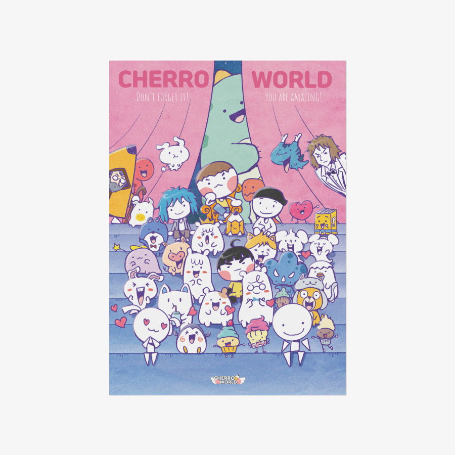 Cherro World - You are Amazing! A3 Poster