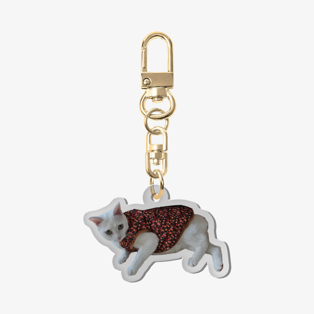 Ggumong - Kimchi Cat Acrylic Keyring