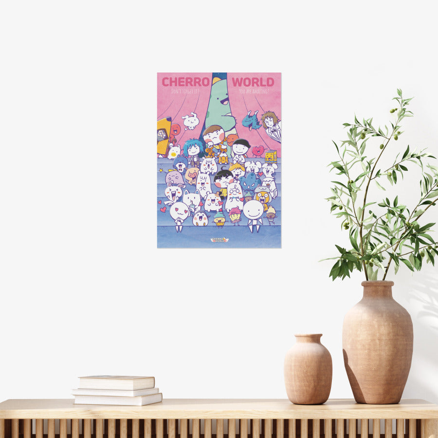 Cherro World - You are Amazing! A3 Poster