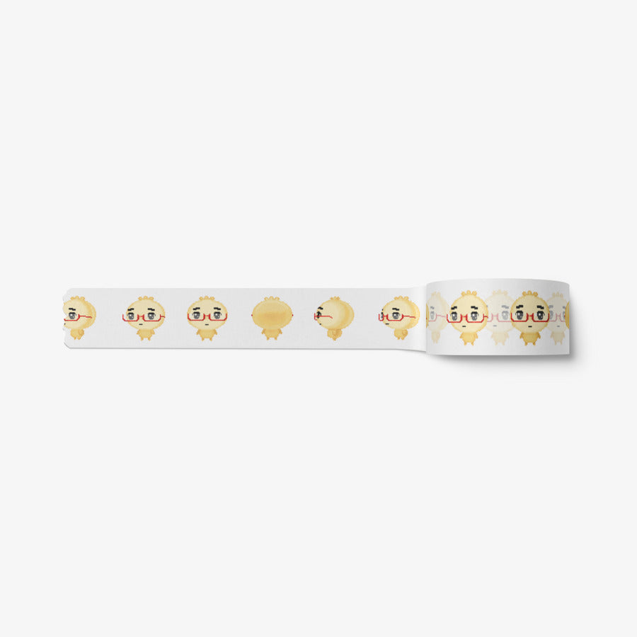 49 - Glasses Dumpling Rotation Masking Tape