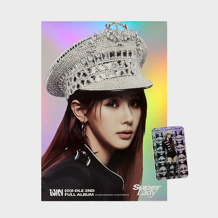 (G)I-DLE - Holographic Mini Poster & Phoca Set (Version 2)