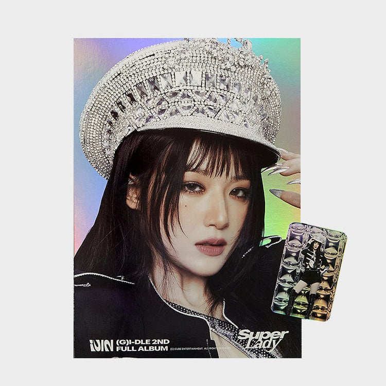 (G)I-DLE - Holographic Mini Poster & Phoca Set (Version 2)